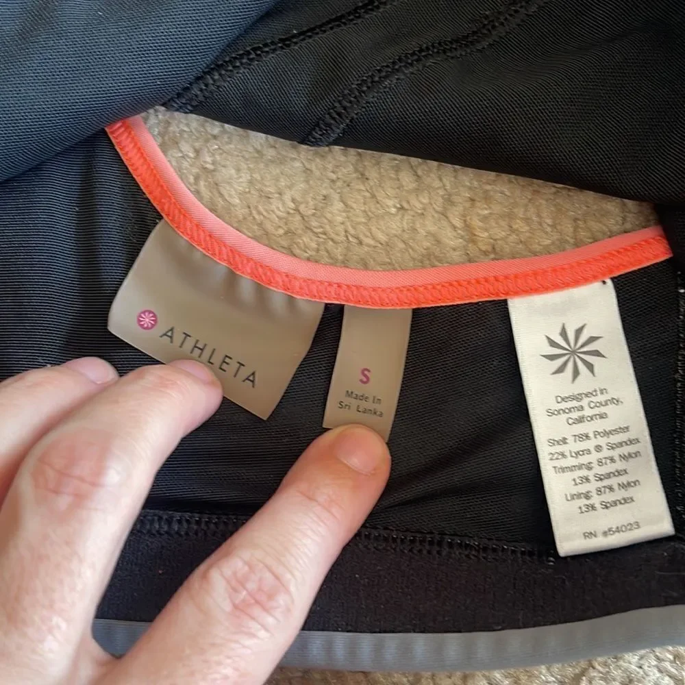 Athleta Gray Pink Sports Bra S